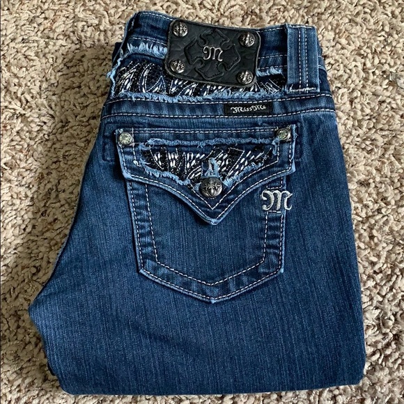 Miss Me Boot Cut Jeans - Picture 1 of 8